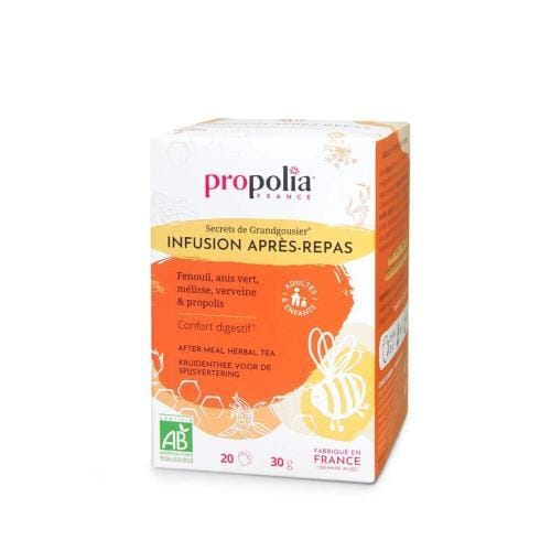 INFUSION APRÈS-REPAS A LA PROPOLIS