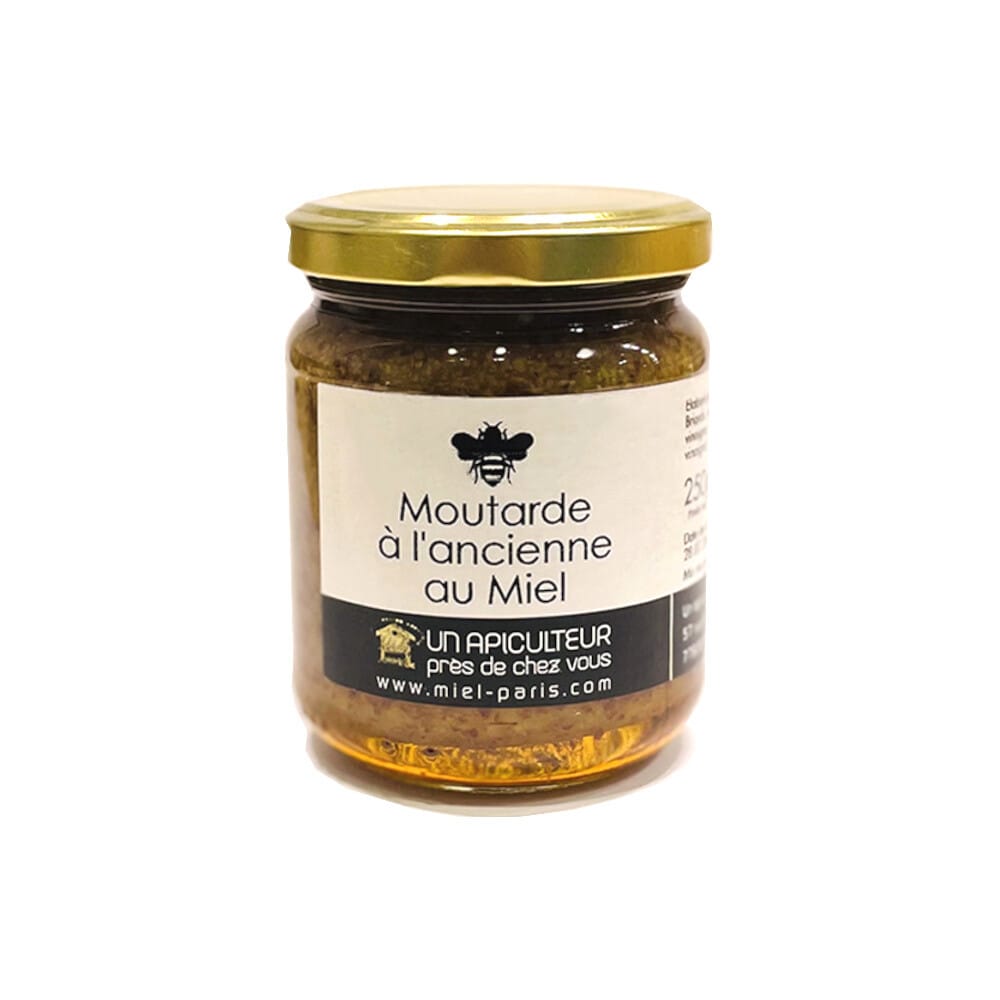 MOUTARDE À L'ANCIENNE AU MIEL