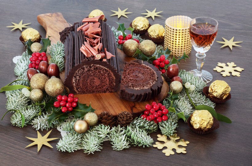 Bûche de Miel pour Noël Bûche de Miel pour Noël