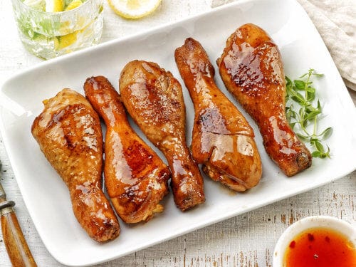 Poulet Laqué au Miel et au Sésame